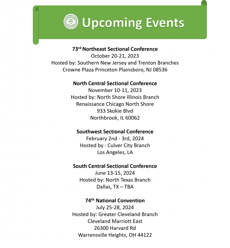 Upcoming Events Upcoming Events